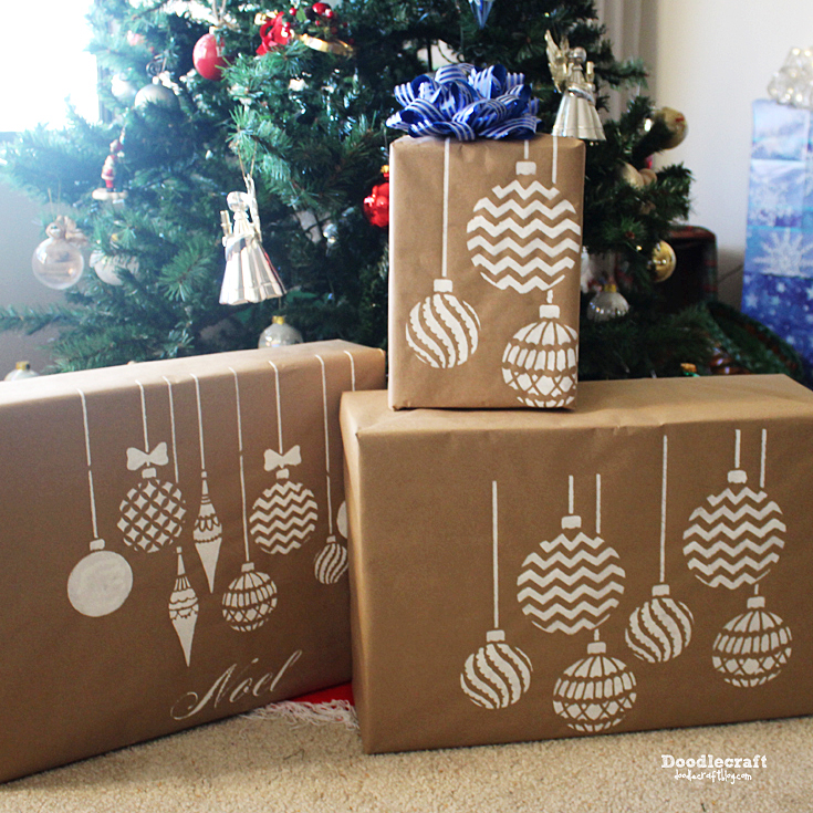 25+ Beautiful Brown Paper Christmas Wrapping Ideas
